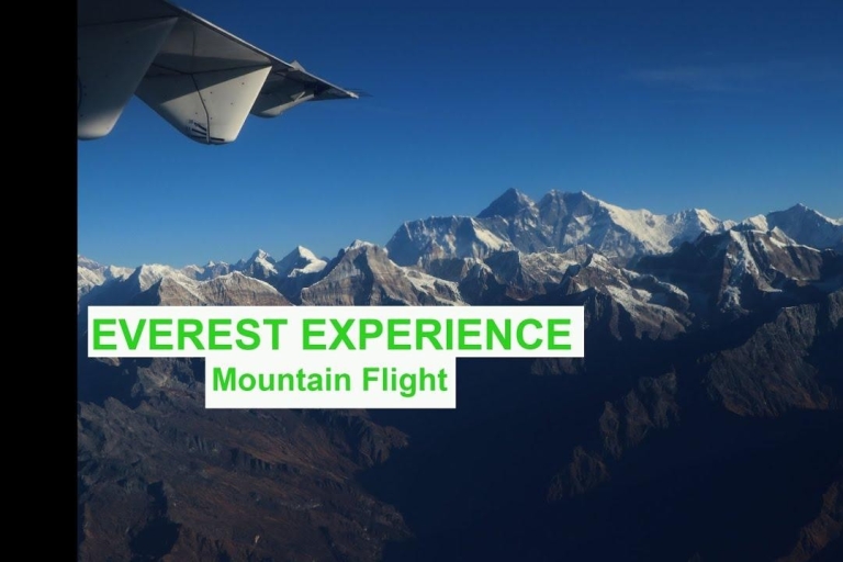 Lot na Mt. Everest, aby zobaczyć Himalaje z lotu ptaka
