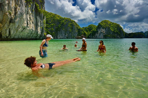 Ninh Binh: Halong Bay Day Cruise With Meal & Drop in Hanoi By Shuttle Bus