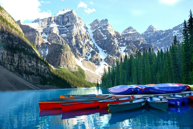 Calgary : Visite du lac Louise, du lac Moraine et du canyon Johnston