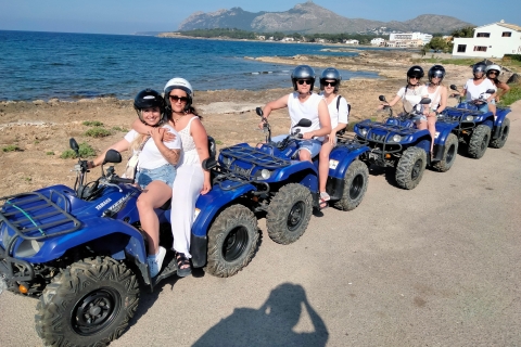 Desde Port d'Alcudia: Excursión en quad de 3 horasExcursión en Grupo Compartido 3h - Cuádruple Doble