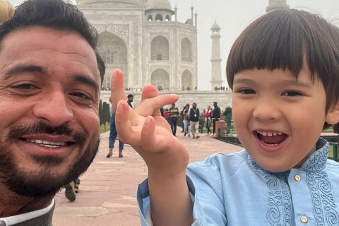 Jaipur: to Taj Mahal & Agra Fort Tour with 5-Star Lunch Trip From Jaipur:- Car+ Guide