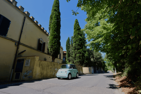 Florence: Chianti Fiat E-Car Tour with Wine Tasting & Lunch Topolino E-Car – Double Driver