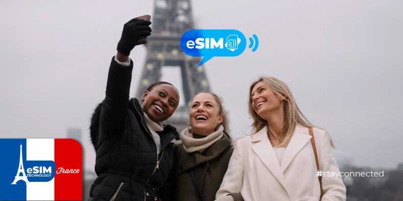 Lyon & France: Unlimited EU Internet with eSIM Mobile Data