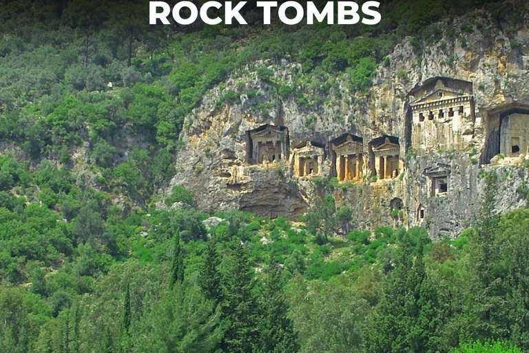 Dalyan Tour: Mud Bath, Rock Tombs & Turtle Beach with Lunch