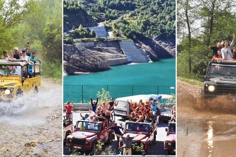 Alanya: Jeep Safari with Waterfall and Boat Trip with Lunch