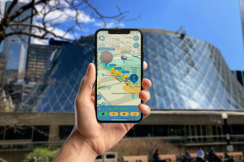 Excursão a pé pelo Reel Toronto com aplicativo para smartphone