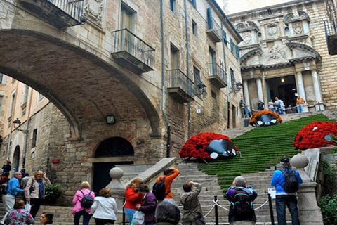 Barcelona: Day trip to Girona Flowers Festival & Besalu