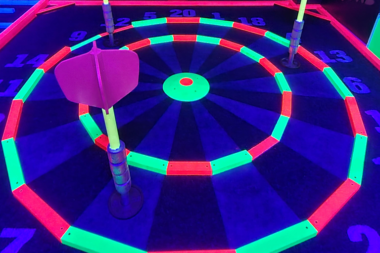 Prague: Punk Minigolf Glow-in-the-Dark Entry Ticket Punk Minigolf Glow-in-the-Dark Entry Ticket Monday-Thursday