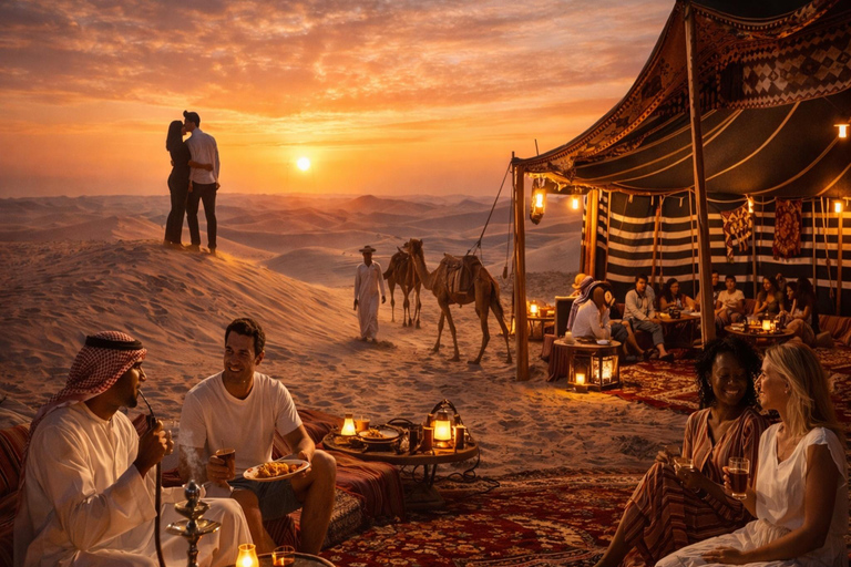 Doha Sunset Desert Safari: Dune Bashing, Camp & Dinner