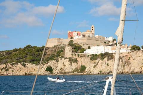 Ibiza: Formentera Sailing Catamaran with BBQ & Snorkeling