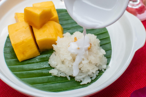 Bangkok : visite en bus à impériale avec repas Michelin et 20 sites emblématiquesMenu halal (déjeuner, dîner, soirée)