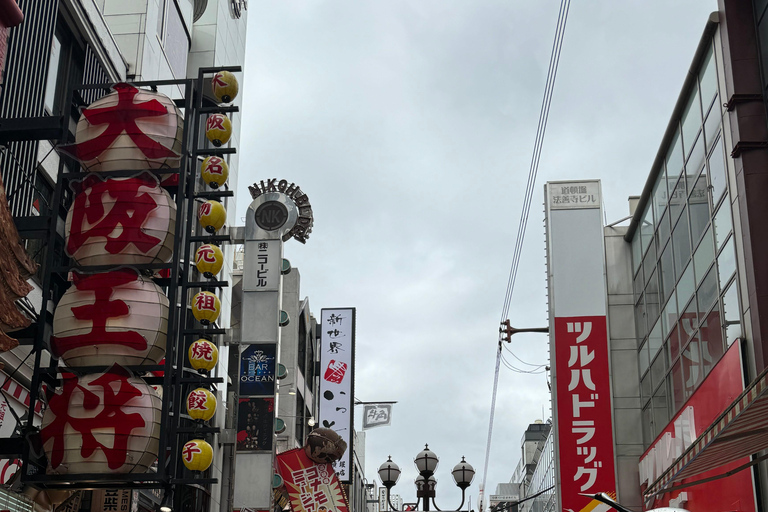 Osaka: Un tour guidato a piedi privato di 5 luoghi da vedere assolutamente