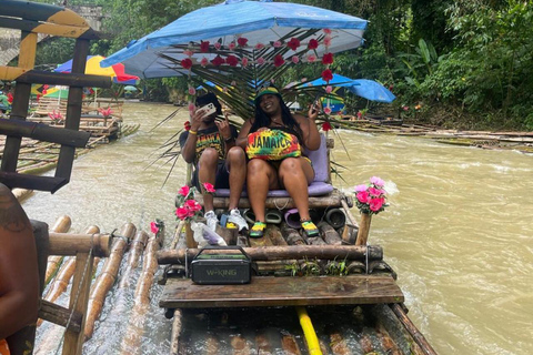 Montego Bay: Prive raften op de bamboe rivier en voetmassage