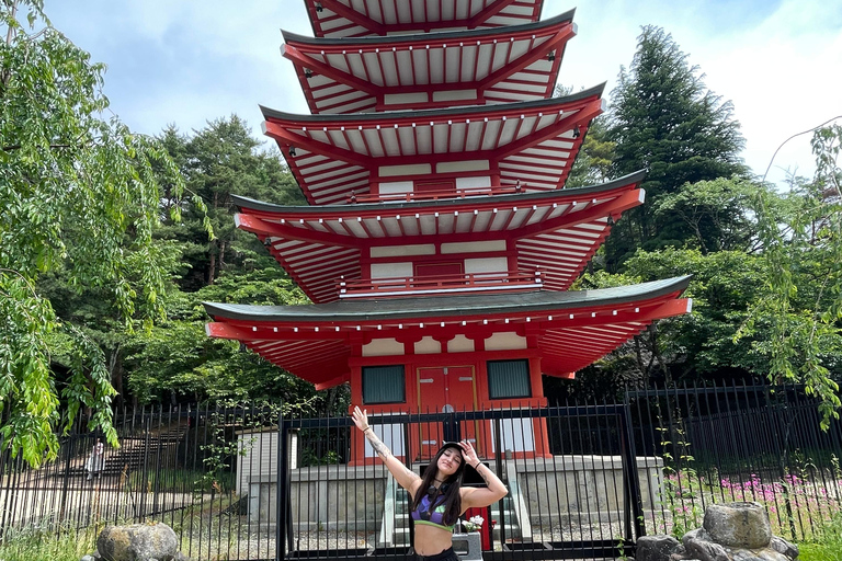 东京：富士山、Tatoo OK 温泉、清酒品尝和 Hoto 午餐