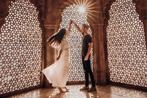 Delhi to Agra: Taj Mahal Private Day Tour with Transfers From Agra: Private City Tour with AC Car, Driver & Guide