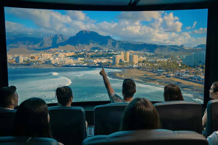 Costa Adeje Teneriffas immersives 5D-Flying-Cinema-Erlebnis. Foto: GetYourGuide