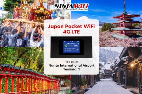 Tokio: Alquiler de WiFi móvil en la T1 del Aeropuerto Internacional de NaritaAlquiler de 16 a 20 días