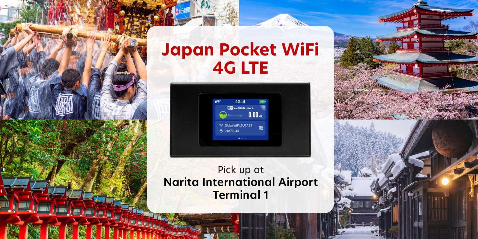 WiFi Router Rental with Easy Airport Pick-up or Hotel Delivery in Tokyo  tours, activities, fun things to do in Tokyo(Japan)｜VELTRA