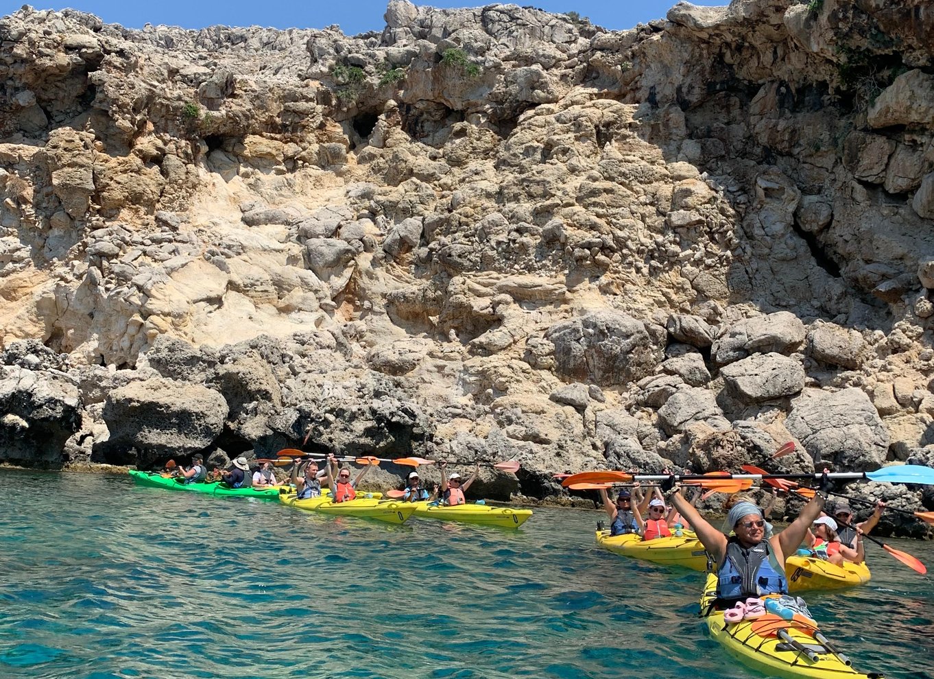 Havkajak på Rhodos "I piraternes fodspor"