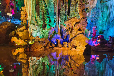 Guilin: Reed Flute Cave, Li River Cruise & Night Show Tour