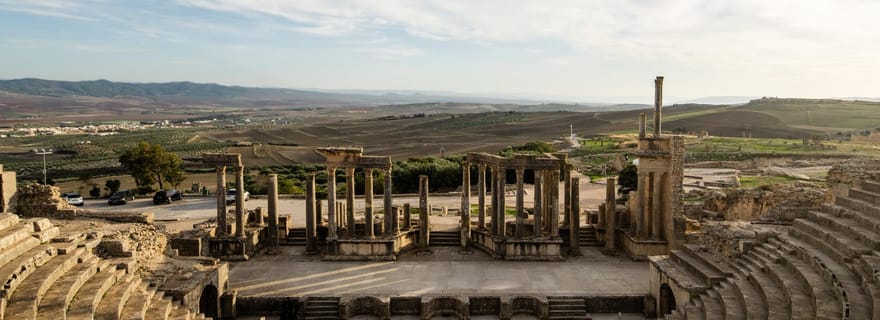 Découvrez Dougga et Bulla Regia : Excursion privée depuis Mahdia