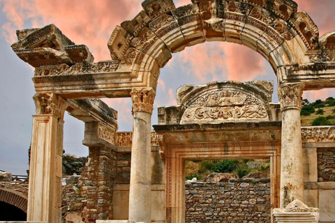 From Bodrum: Ephesus, Temple of Artemis & Virgin Mary Tour Ephesus Entrance Ticket Included