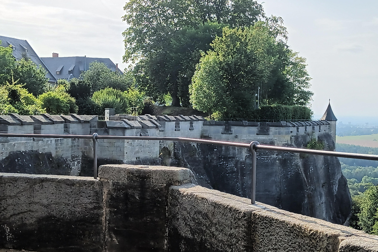 From Dresden: Table mountains Lilienstein & Königstein tour