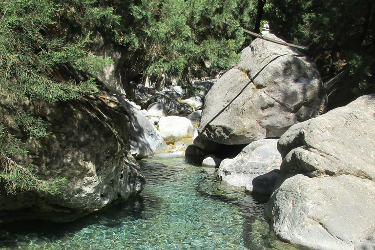 From Rethymno: Samaria Gorge Full-Day Trek with Pickup From Panormo, Lavris, Scaleta, Sfakaki, Stavromenos