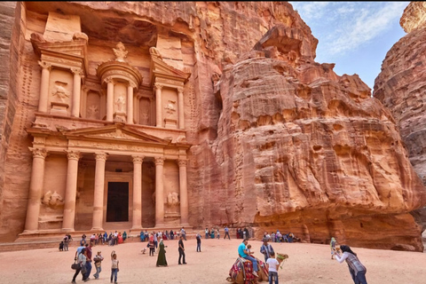 Vanuit Amman: Dagtrip Dode Zee en Petra met Transfers