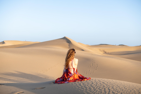 Sunset Photography at Dunas Maspalomas Amazing Vacation Photoshoot at Dunas Maspalomas