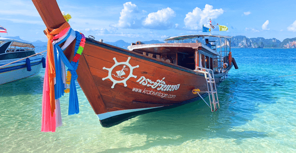 Krabi: Luxury Boat 7 Island Sunset With BBQ & Plankton Tour