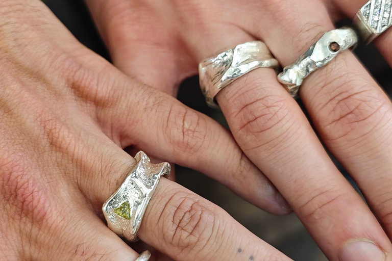 Hanoi: Silver Clay Ring Workshop with Unlimited Gemstones