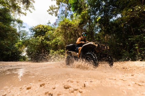 Cancun: Super Combo with ATV, Ziplines, Cenote & Snorkeling