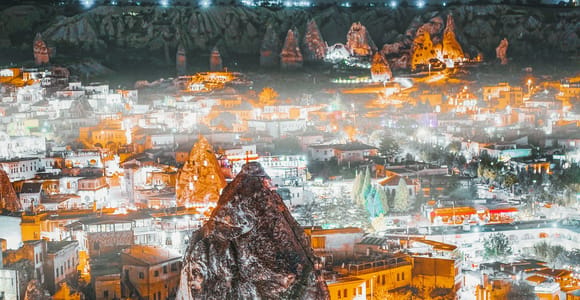 Cappadocia: Night Tour with Romantic Dinner & Museum Visit