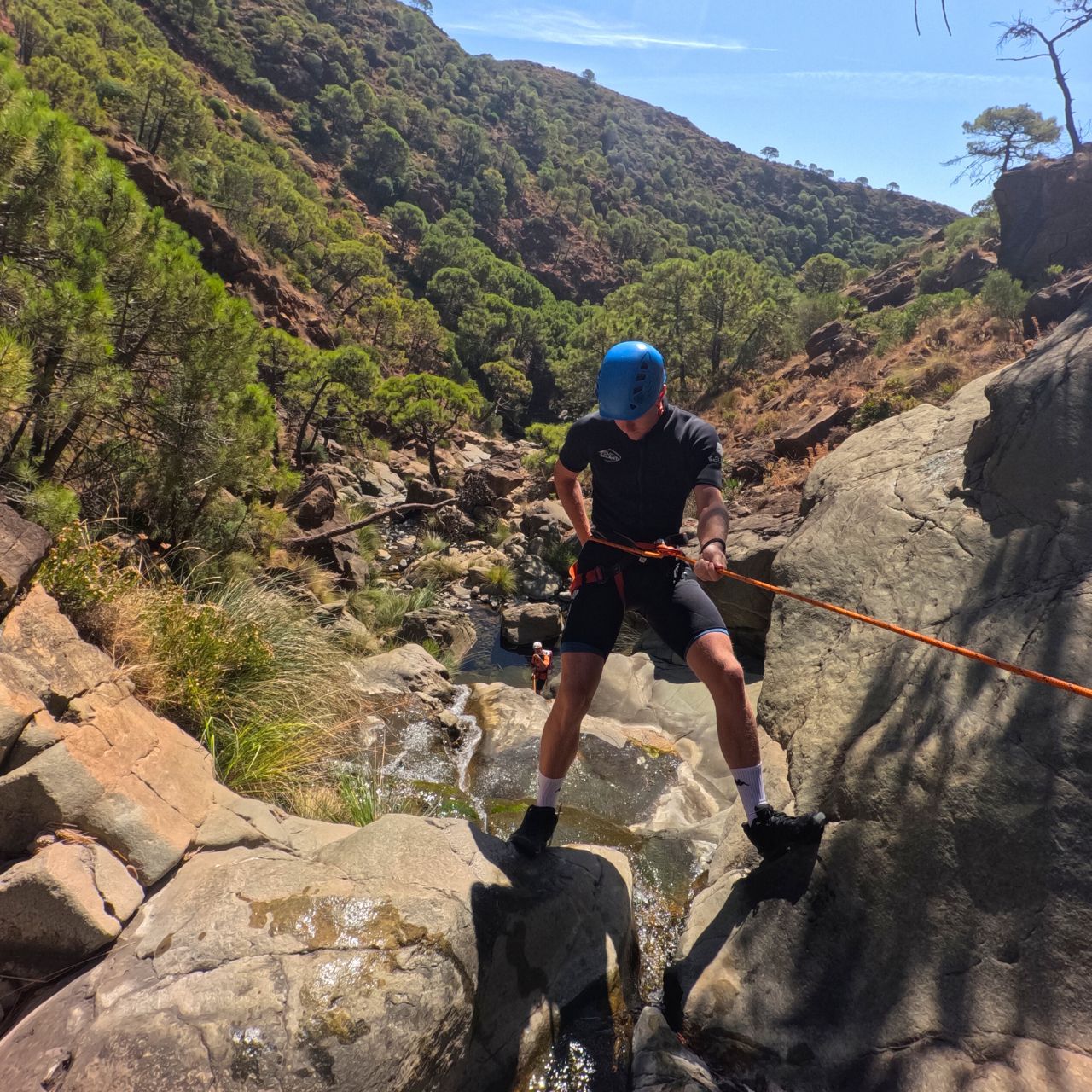 Estepona: Geführtes Canyoning-Abenteuer (Río Guadalobón)