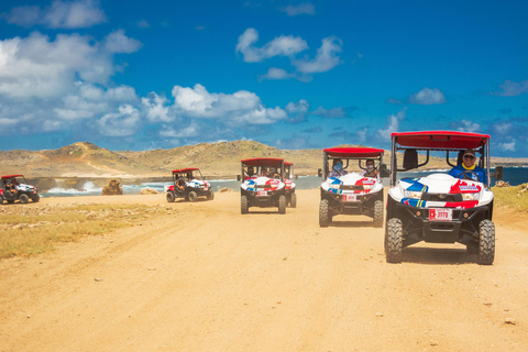 Poranna wycieczka UTV po wyspie Aruba.