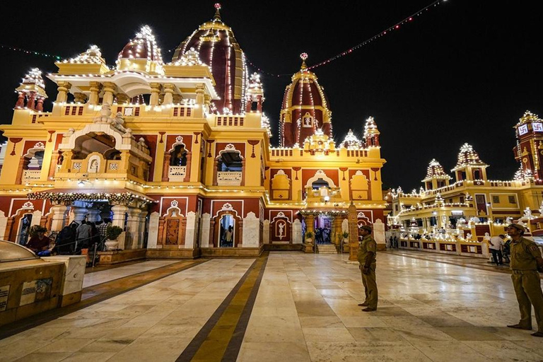 Nueva Delhi : Tour nocturno de Delhi - 4 horasDesde Gurugram / Noida / Greater Noida, Coche + Guía turístico