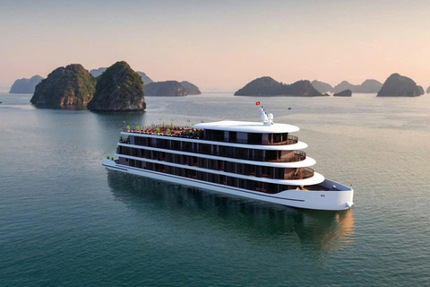 Hanoi: 2-Day Halong & Bai Tu Long Bay 5-Star Cruise, Balcony Halong: 2-Day Halong& Bai Tu Long 5-Star Cruise with balcony