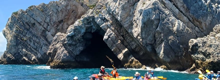 Arrábida - Sesimbra : Excursion en kayak avec guide