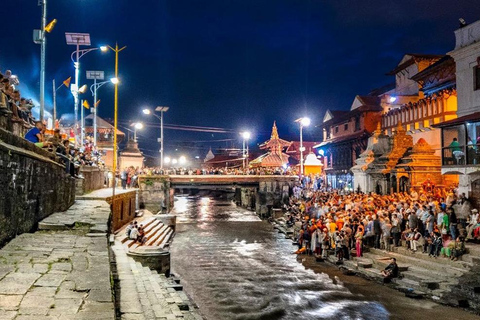 Wieczorna wycieczka Aarati w Katmandu do Pashupatinath