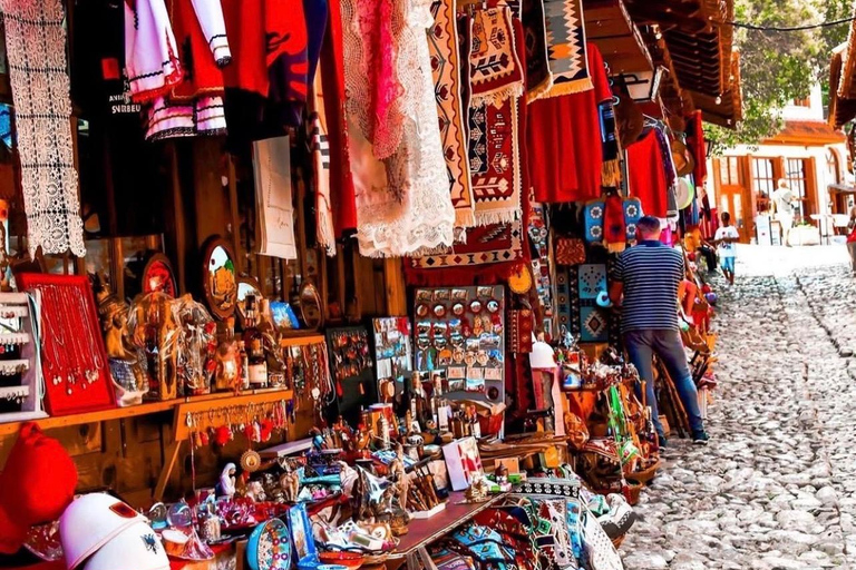 From Durres,Golem,Qerret: Kruja Castle, Bazaar, guided tour