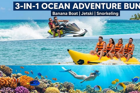 3-in-1 Watersport Adventure Package in Tanjung Benoa