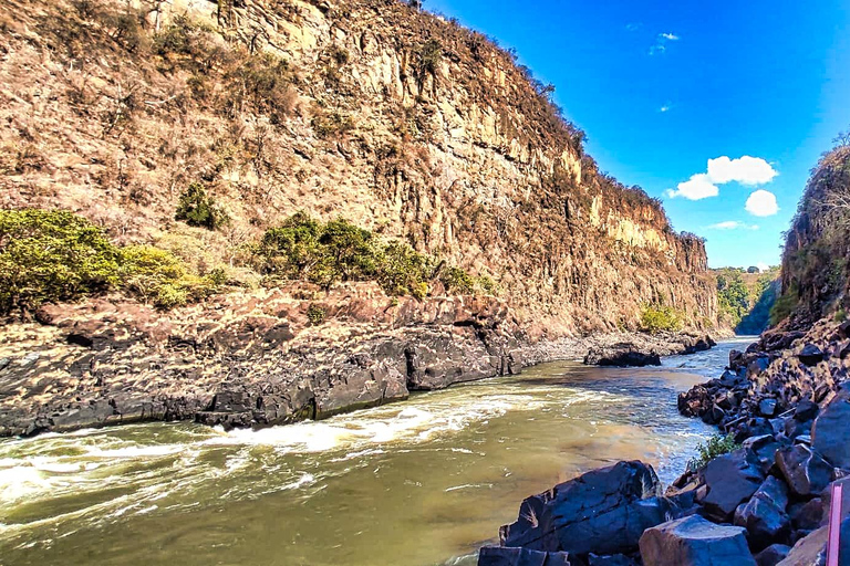 Guided Hike under the Bridge into the Zambezi Gorge Victoria Falls: Gorge Hike under the Bridge