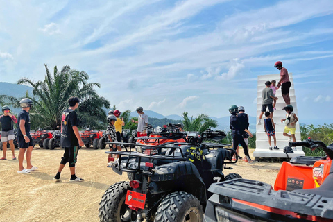 Depuis Phuket : Itinéraires panoramiques en quad avec vue sur Karon et Patong1 heure de route