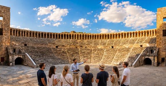 Antalya: Perge Aspendos Side Guided Tour with Waterfall