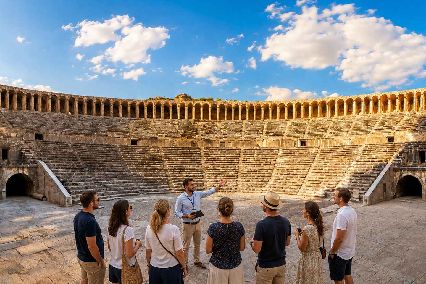 Antalya: Perge Aspendos Side Guided Tour with Waterfall - Group Guided Tour without Entrance Tickets