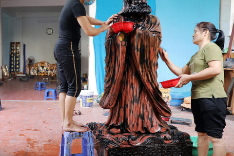 Hanoi Nhan Hien Sculpture Village or Hat and Incense Village Local Guide In Incense Village without Car Transfer & Ticket