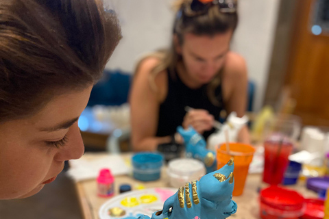 Cusco: Paint your own craft | Torito de Pucará | Andean Llama Cusco: Paint your own handicraft | Torito de Pucará | Andean llama