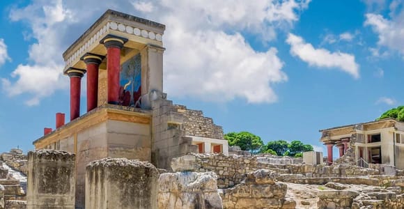 From Rethymno: Knossos Palace and Heraklion Guided Tour