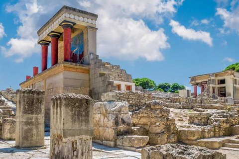 From Rethymno: Knossos Palace and Heraklion City Day Trip